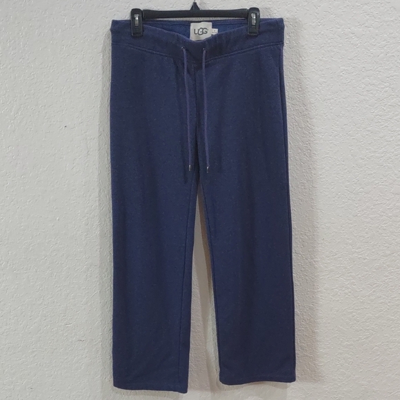 UGG Blue Sweatpants with Elastic Waistband and Relaxed Fit - Picture 1 of 17